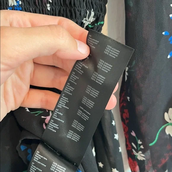 Maje Rayema Handkerchief Hem Printed Maxi Dress - Picture 7 of 9